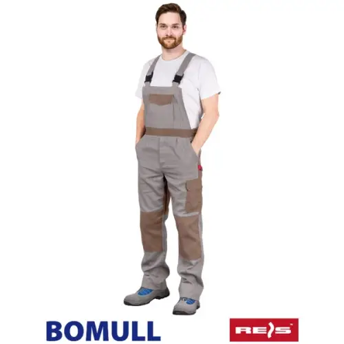 Spodnie Robocze Ogrodniczki bawełniane BOMULL-B marki REIS