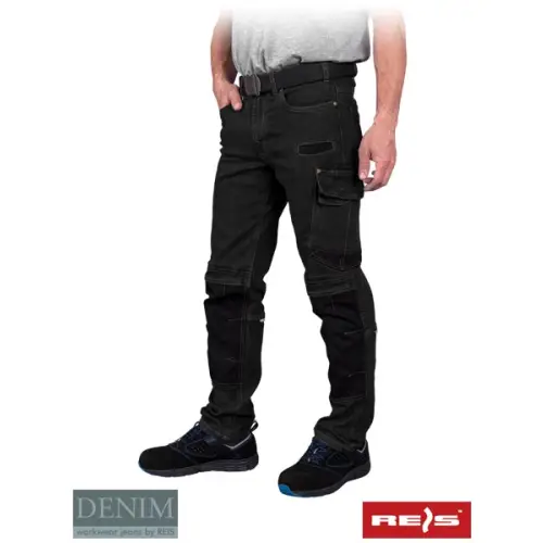 Spodnie robocze do pasa wykonane z jeansu JEANS303-T marki REIS