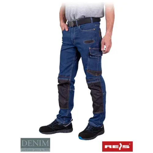 Spodnie robocze do pasa wykonane z jeansu JEANS303-T marki REIS