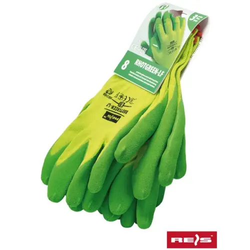 Rękawice ochronne RHOTGREEN-LF REIS zielone