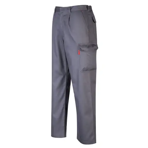 Spodnie robocze trudnopalne z kieszeniami na nogawkach marki Portwest BZ31