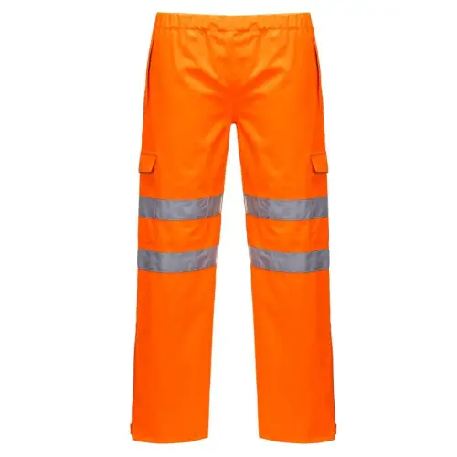 Spodnie ostrzegawcze do pasa , wodoodporne , wiatroszczelne  S597 marki Portwest.