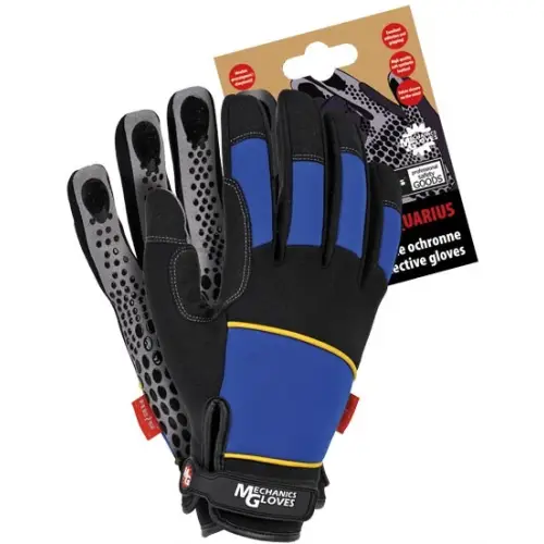 Rękawice wzmacniane  typu Mechanic gloves  RMC-AQUARIUS