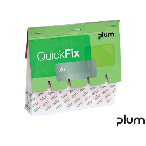 Plastry z podkładką z mikronizowanego glinu Quick Fix opakowanie 45 plastrów Plum  PLALU