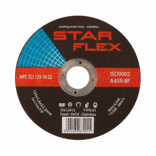 Tarcza do cięcia stali Inox 230 x 2.0 x 22.23 Star-flex