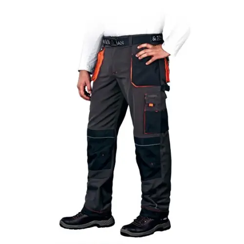 Spodnie robocze do Pasa  Formen stalowo-czarne  LH-FMN-T LeberHollman