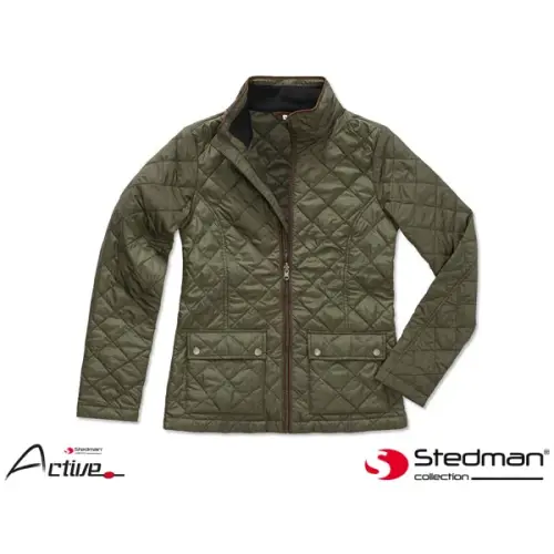 Pikowana kurtka dla kobiet SST5360 BLO,STEDMAN chroniąca przed wiatrem i wodą.
