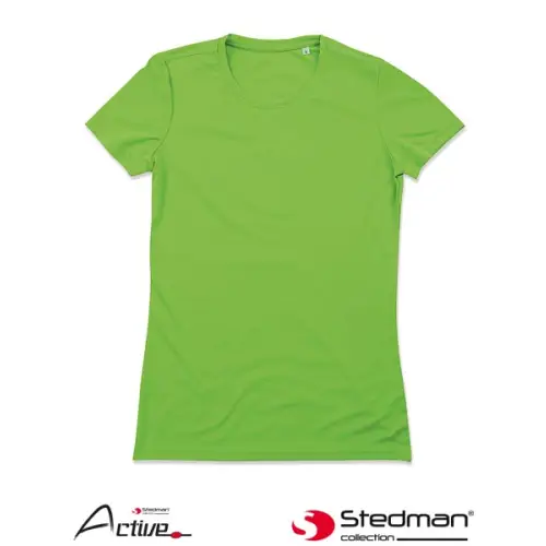 T-shirt damski SST8100,STEDMAN wykonany z gładkiej i lekkiej dzianiny.