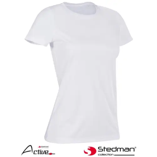 T-shirt damski SST8100,STEDMAN wykonany z gładkiej i lekkiej dzianiny.