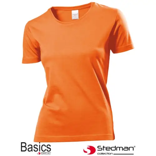T-shirt damski pomarańczowy