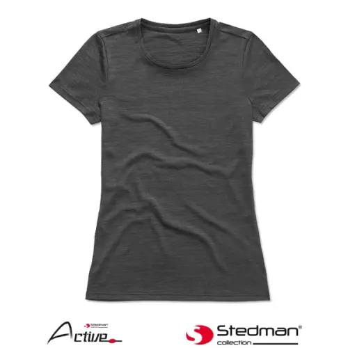 T-shirt dla kobiet SST8120,STEDMAN szybko schnący i oddychający.