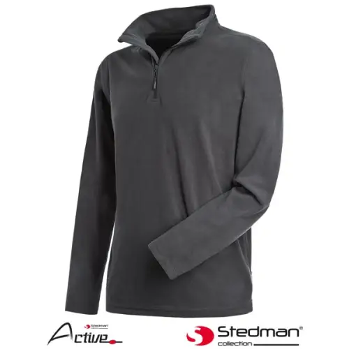 Bluza męska z polaru SST5020,STEDMAN jednostronnie drapana.