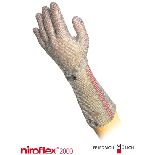 Rękawice metalowe antyprzecięciowe ze stali nierdzewnej RNIROX-2000-19
