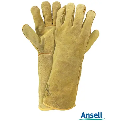 Rękawice ochronne spawalnicze długie skórzane (skóra bydleca) ANSELL RAWORKG43-216