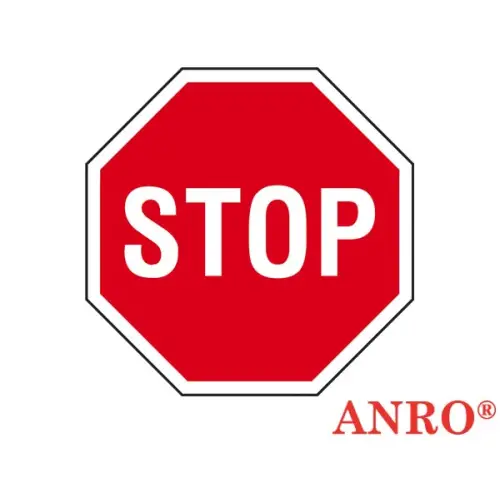 Znak na drogach wewnętrznych „Stop” Z-DW115